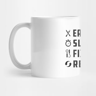 Dentist - Eat Sleep Fix Teeth Repeat Mug